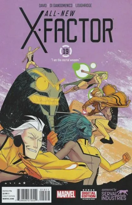 All-New X-Factor #19 comic book cover, 2015