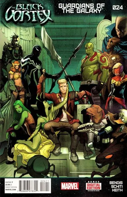 Guardians of the Galaxy, Vol. 3 #24 Regular Valerio Schiti Cover comic book cover, 2015