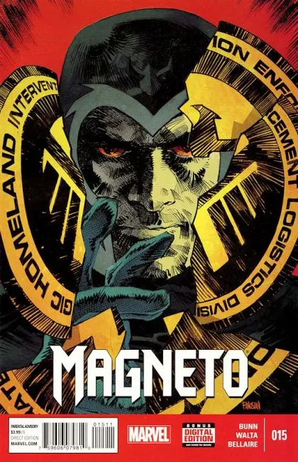 Magneto, Vol. 3 #15 comic book cover, 2015