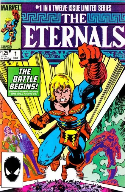 Eternals, Vol. 2 #1 Direct Edition comic book cover, 1985