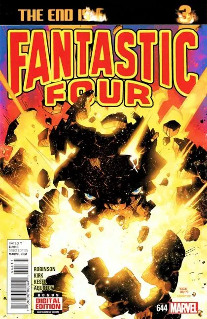 Fantastic Four, Vol. 5 #644 Regular Leonard Kirk Cover comic book cover, 2015
