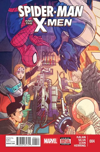 Spider-Man & The X-Men #4 comic book cover, 2015