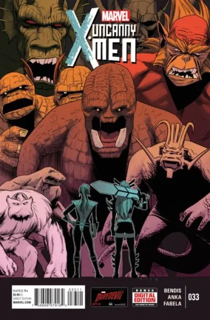 Uncanny X-Men, Vol. 3 #33 Regular Kris Anka Cover comic book cover, 2015