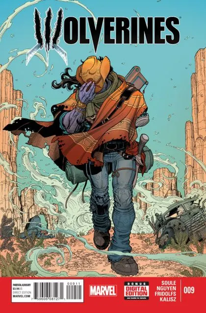 Wolverines #9 comic book cover, 2015