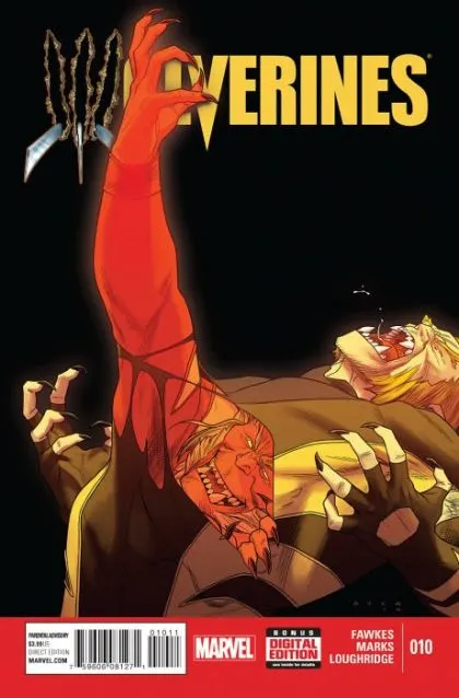 Wolverines #10 comic book cover, 2015