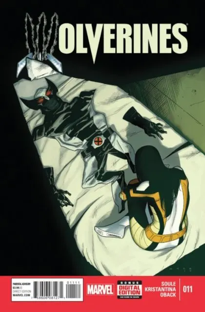 Wolverines #11 comic book cover, 2015