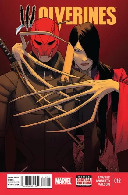 Wolverines #12 comic book cover, 2015