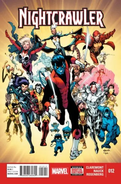 Nightcrawler, Vol. 4 #12 comic book cover, 2015