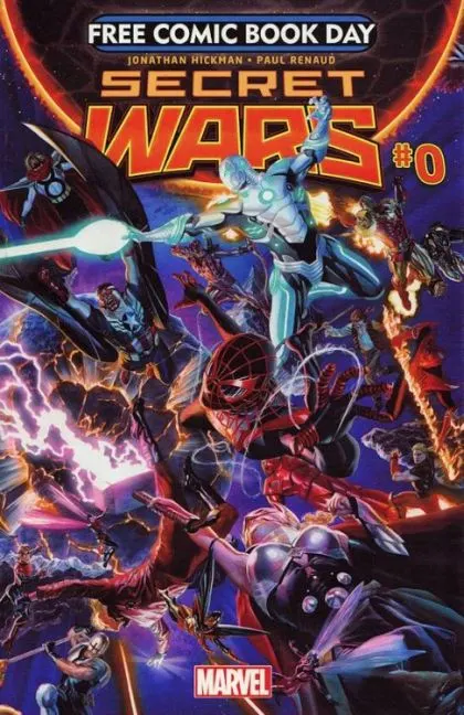 Free Comic Book Day 2015 (Secret Wars) #0 Alex Ross comic book cover, 2015