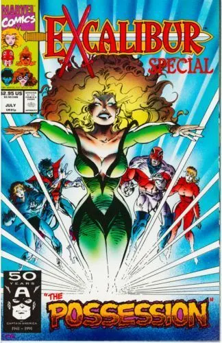 Excalibur Special: The Possession #1 comic book cover, 1991