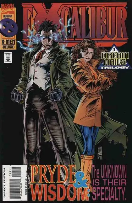Excalibur, Vol. 1 #88 Deluxe Direct Edition comic book cover, 1995