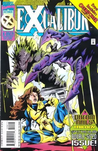 Excalibur, Vol. 1 #90 Deluxe Direct Edition comic book cover, 1995