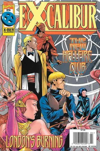 Excalibur, Vol. 1 #96 Newsstand Edition comic book cover, 1996