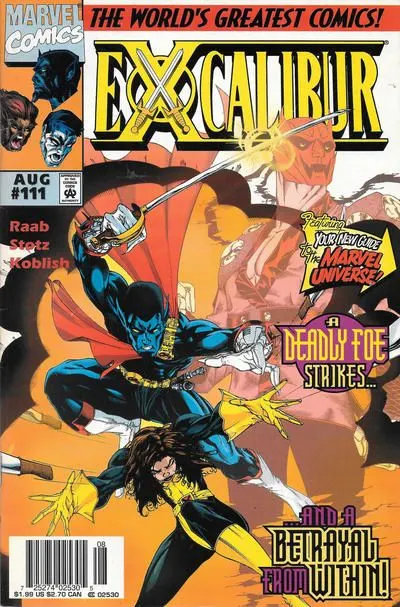 Excalibur, Vol. 1 #111 Newsstand Edition comic book cover, 1997
