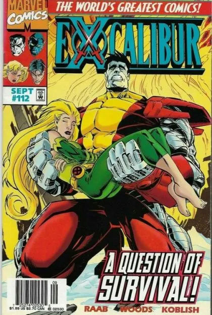 Excalibur, Vol. 1 #112 Newsstand Edition comic book cover, 1997