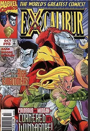 Excalibur, Vol. 1 #113 Newsstand Edition comic book cover, 1997