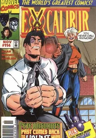 Excalibur, Vol. 1 #114 Newsstand Edition comic book cover, 1997