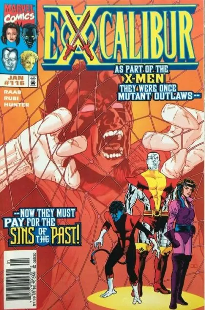Excalibur, Vol. 1 #116 Newsstand Edition comic book cover, 1998