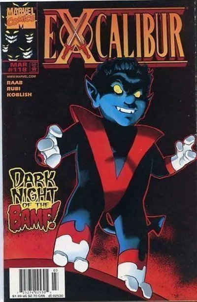 Excalibur, Vol. 1 #118 Newsstand Edition comic book cover, 1998