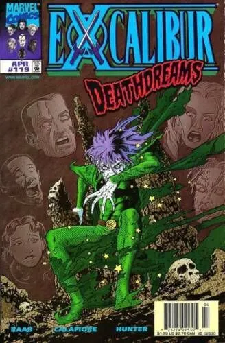 Excalibur, Vol. 1 #119 Newsstand Edition comic book cover, 1998