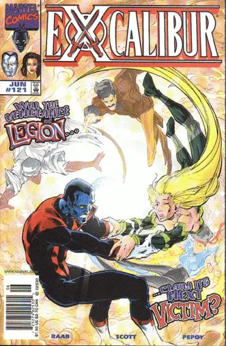 Excalibur, Vol. 1 #121 Newsstand Edition comic book cover, 1998