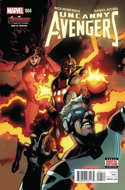 Uncanny Avengers, Vol. 2 #4 Regular Daniel Acuña Cover comic book cover, 2015