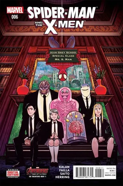 Spider-Man & The X-Men #6 comic book cover, 2015