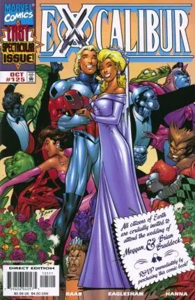 Excalibur, Vol. 1 #125 Direct Edition comic book cover, 1998