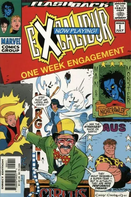 Excalibur, Vol. 1 #-1A comic book cover, 1997