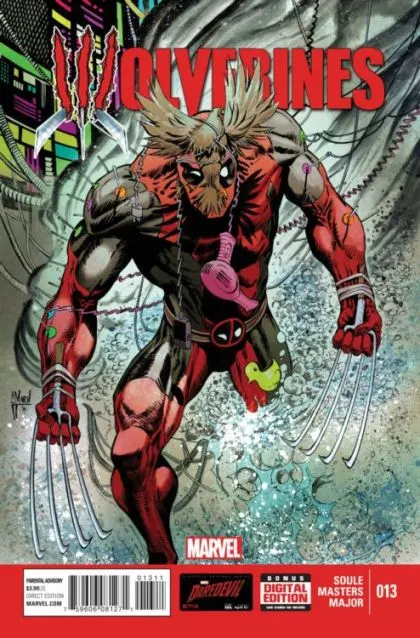 Wolverines #13 comic book cover, 2015
