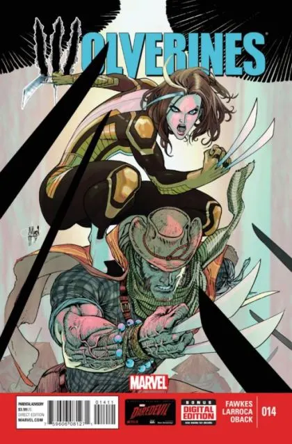Wolverines #14 comic book cover, 2015