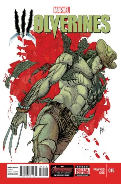 Wolverines #15 comic book cover, 2015