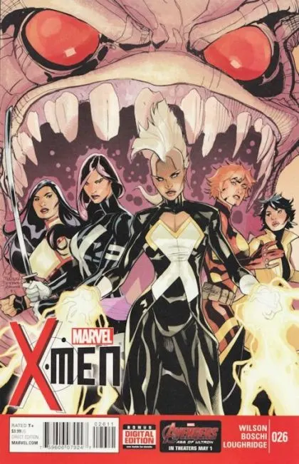 X-Men, Vol. 3 #26 comic book cover, 2015