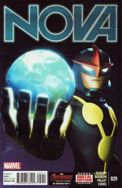 Nova, Vol. 5 #29 comic book cover, 2015