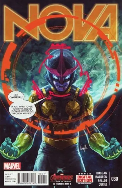 Nova, Vol. 5 #30 comic book cover, 2015