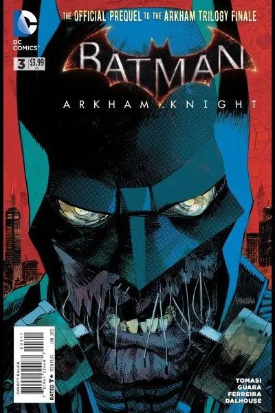 Batman: Arkham Knight #3 Dan Panosian Regular comic book cover, 2015