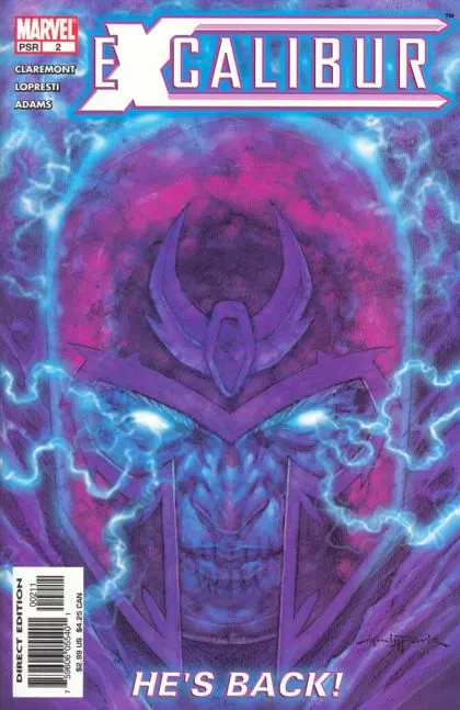 Excalibur, Vol. 3 #2 Direct Edition comic book cover, 2004