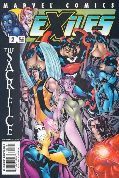 Exiles, Vol. 1 #2 comic book cover, 2001