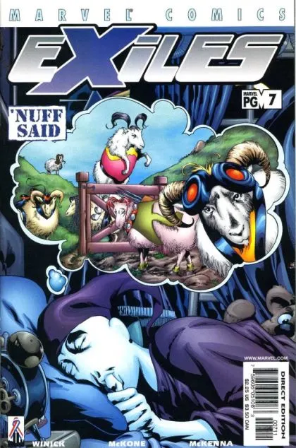 Exiles, Vol. 1 #7 Direct Edition comic book cover, 2002