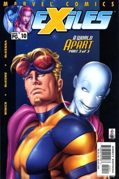 Exiles, Vol. 1 #10 Direct Edition comic book cover, 2002
