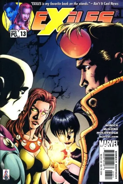 Exiles, Vol. 1 #13 Direct Edition comic book cover, 2002