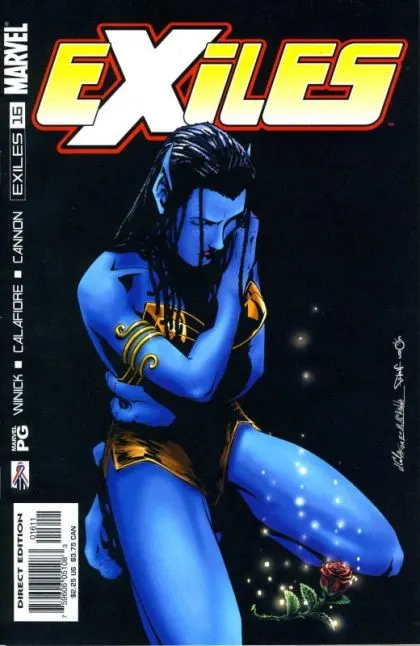 Exiles, Vol. 1 #16 Direct Edition comic book cover, 2002