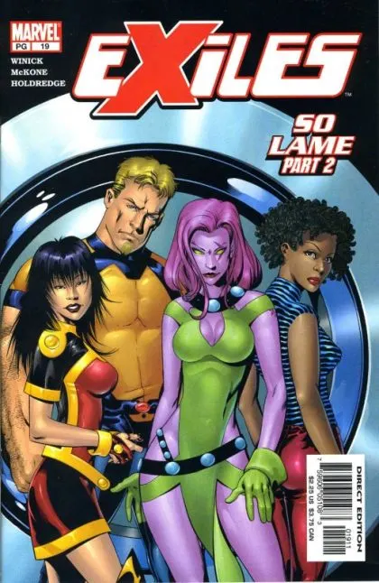 Exiles, Vol. 1 #19 Direct Edition comic book cover, 2003