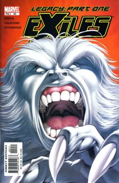 Exiles, Vol. 1 #20 Direct Edition comic book cover, 2003