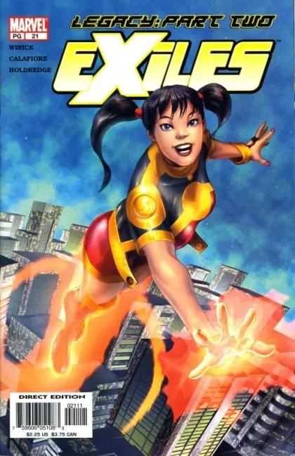 Exiles, Vol. 1 #21 Direct Edition comic book cover, 2003