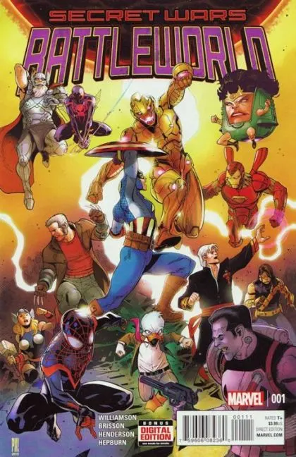 Secret Wars: Battleworld #1 Paco Medina Regular Cover comic book cover, 2015