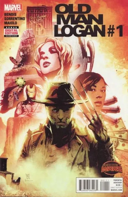 Old Man Logan, Vol. 1 #1 Andrea Sorrentino Regular Cover comic book cover, 2015