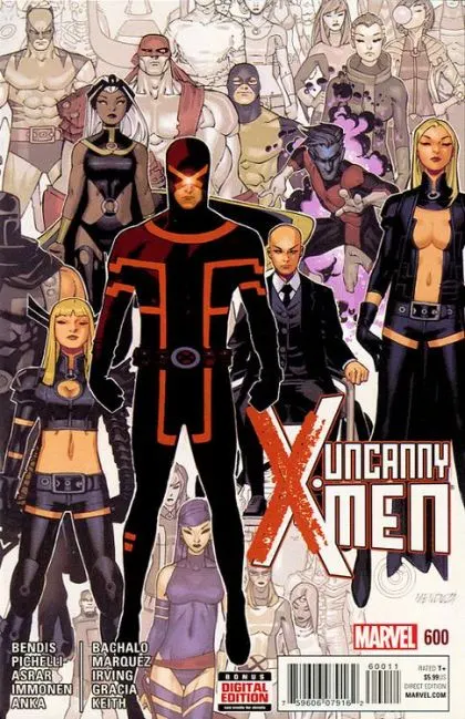Uncanny X-Men, Vol. 3 #600 Regular Chris Bachalo Cover comic book cover, 2016