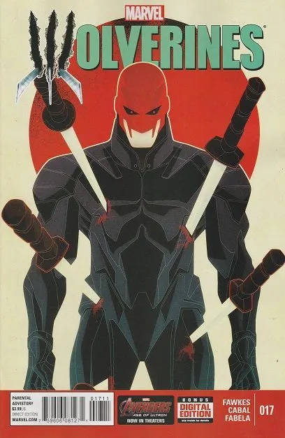 Wolverines #17 comic book cover, 2015