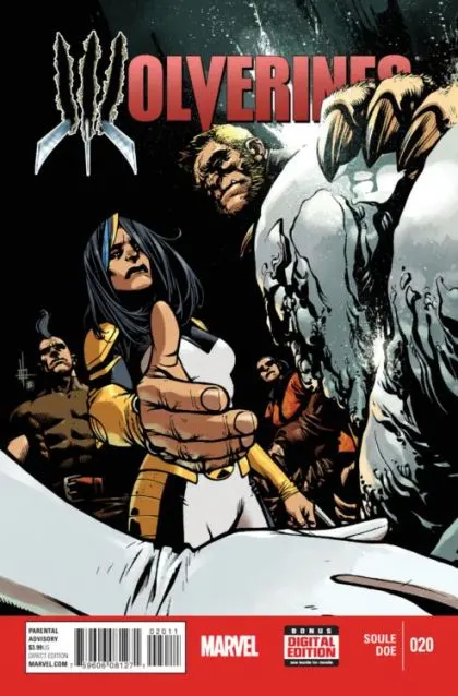 Wolverines #20 comic book cover, 2015